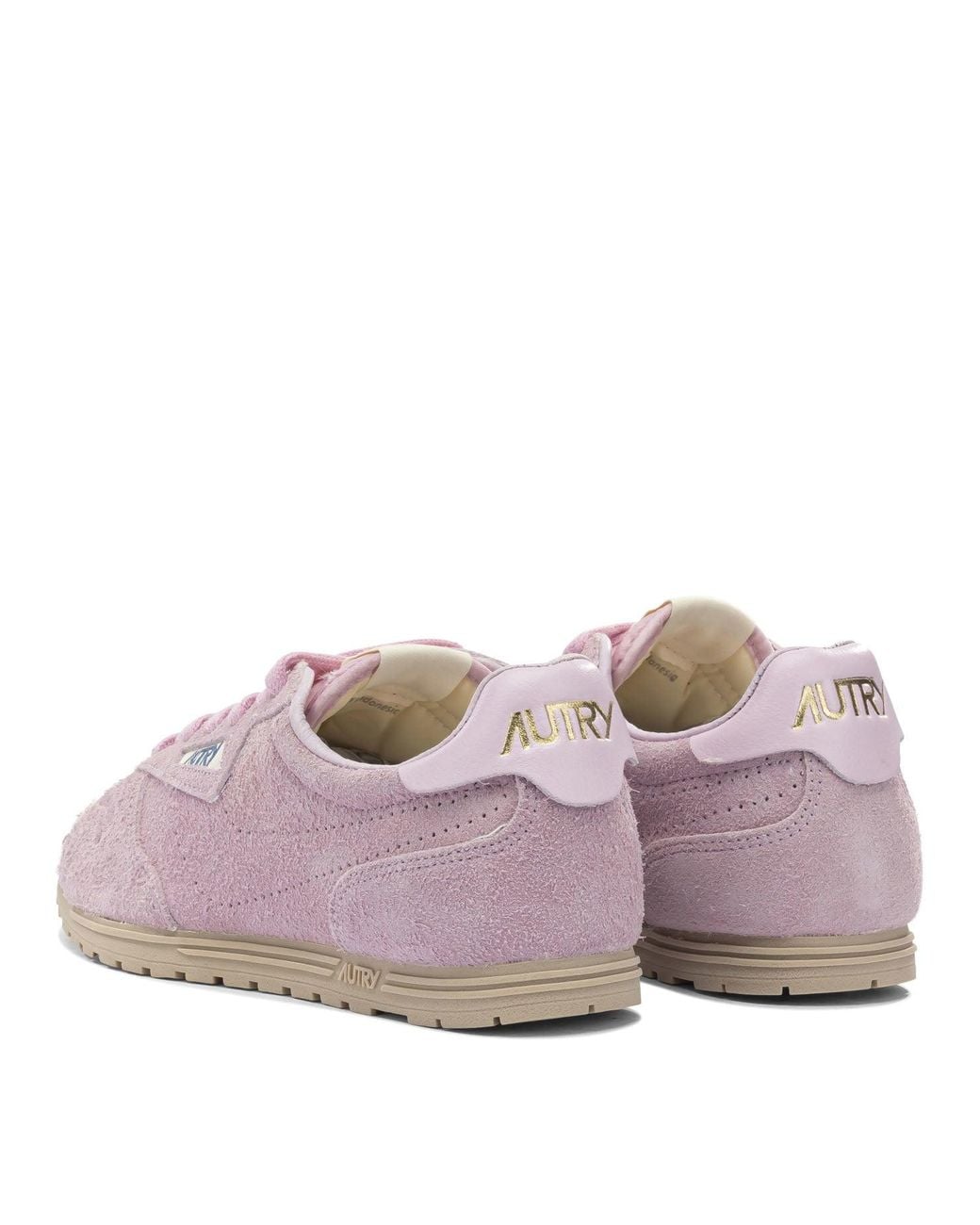 Autry Purple Cow Leather Sneakers