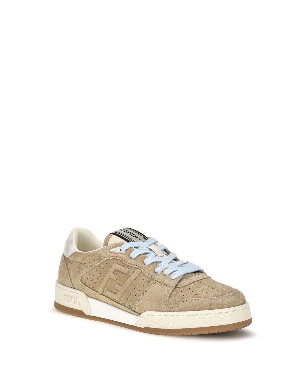 Fendi Natural Match Suede Sneakers for men