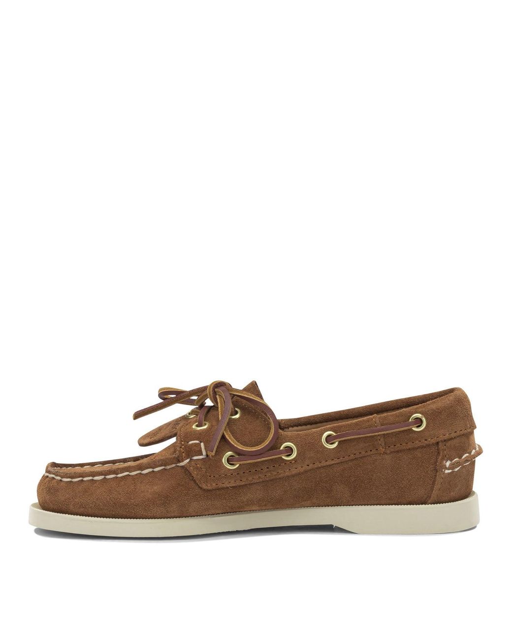 Sebago Brown "Portland Artisan Ox" Lace Up Loafers