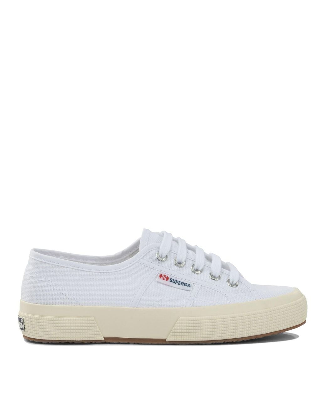 Superga White Sneakers & Slip-On