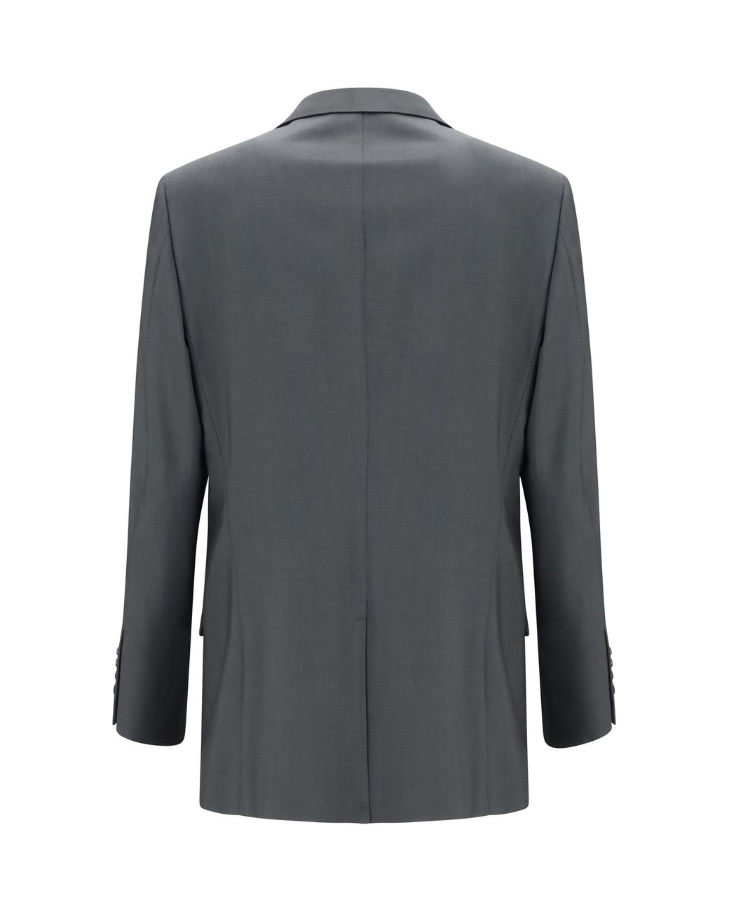 Valentino Black Jacket Single-Breasted Wool-Mohair for men