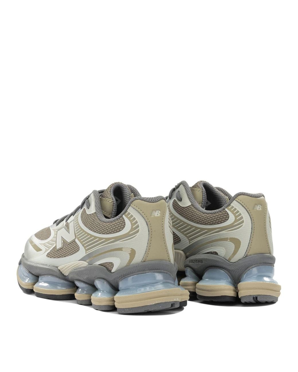 New Balance Gray "Abzorb 2000" Low-Top Sneakers