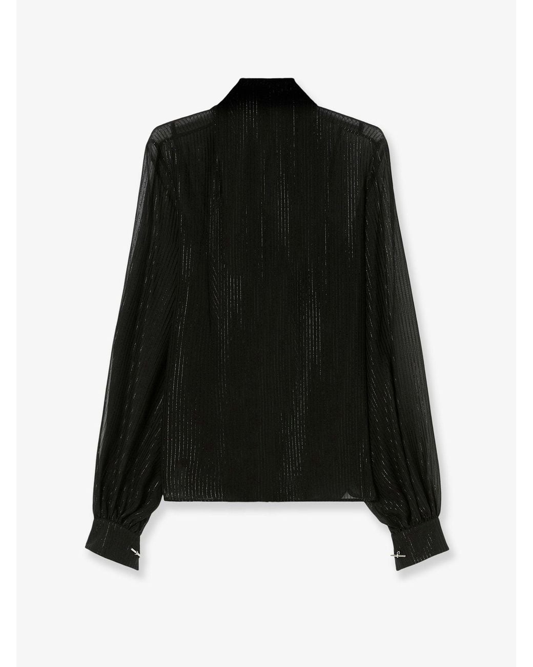 Max Mara Black Shirts Seta Poliammide