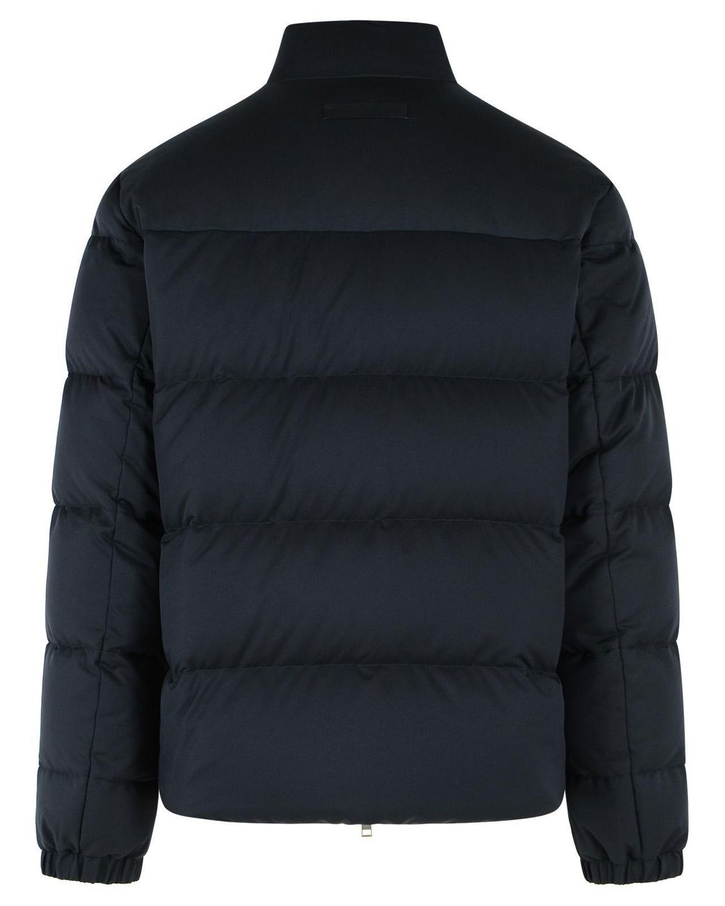 Zegna Black Polyester Jacket for men