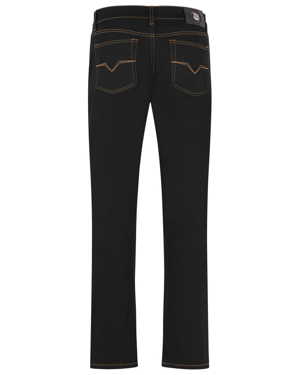Versace Black Cotton Jeans for men