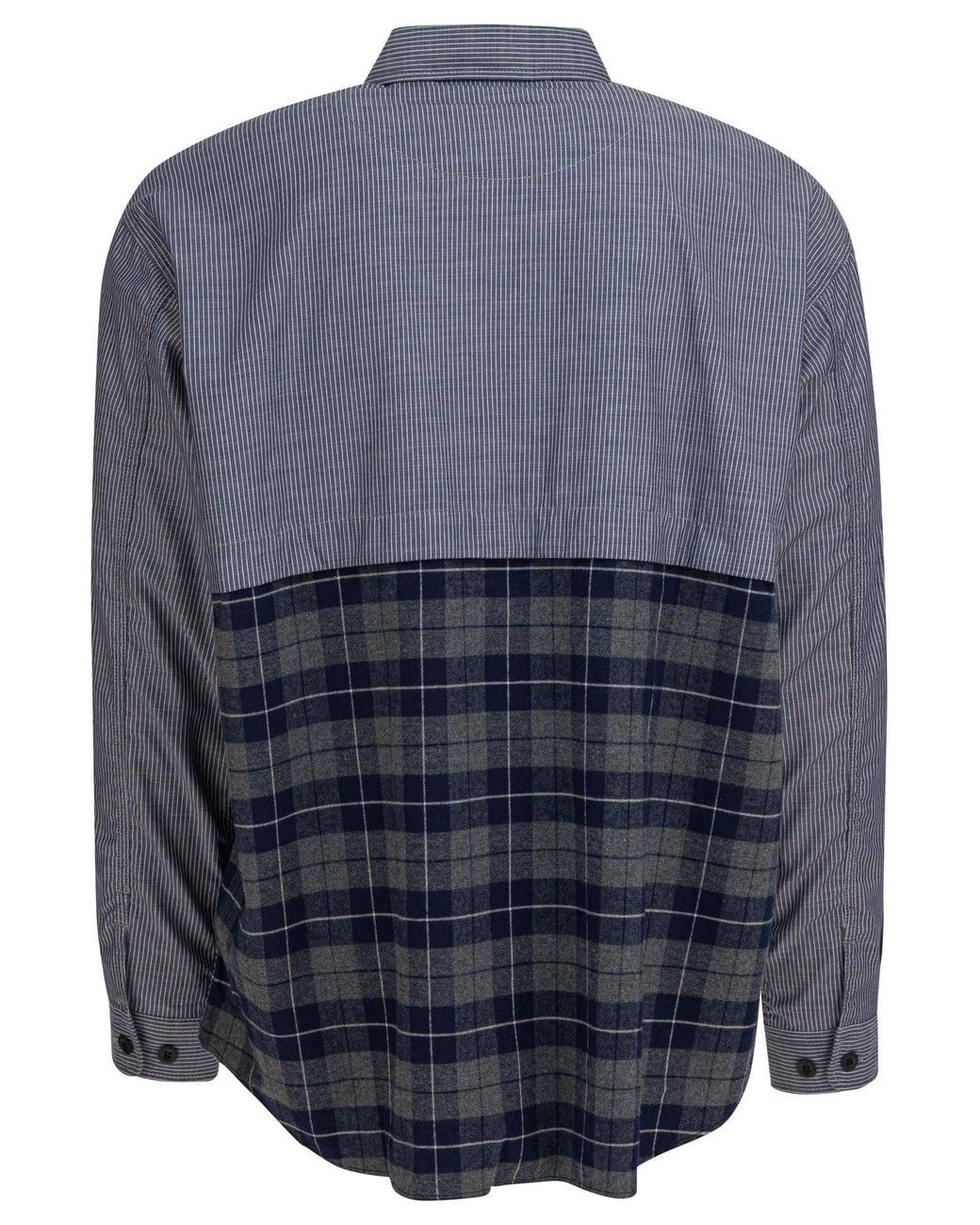 Comme des Garçons Blue Shirt With Cotton Inserts for men