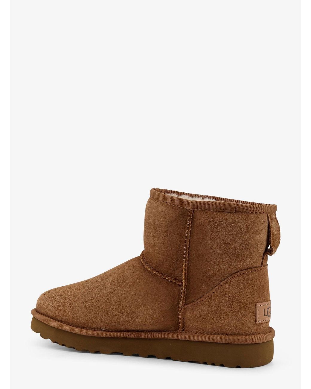 Ugg Brown Classic Mini Ii Suede Ankle Boots