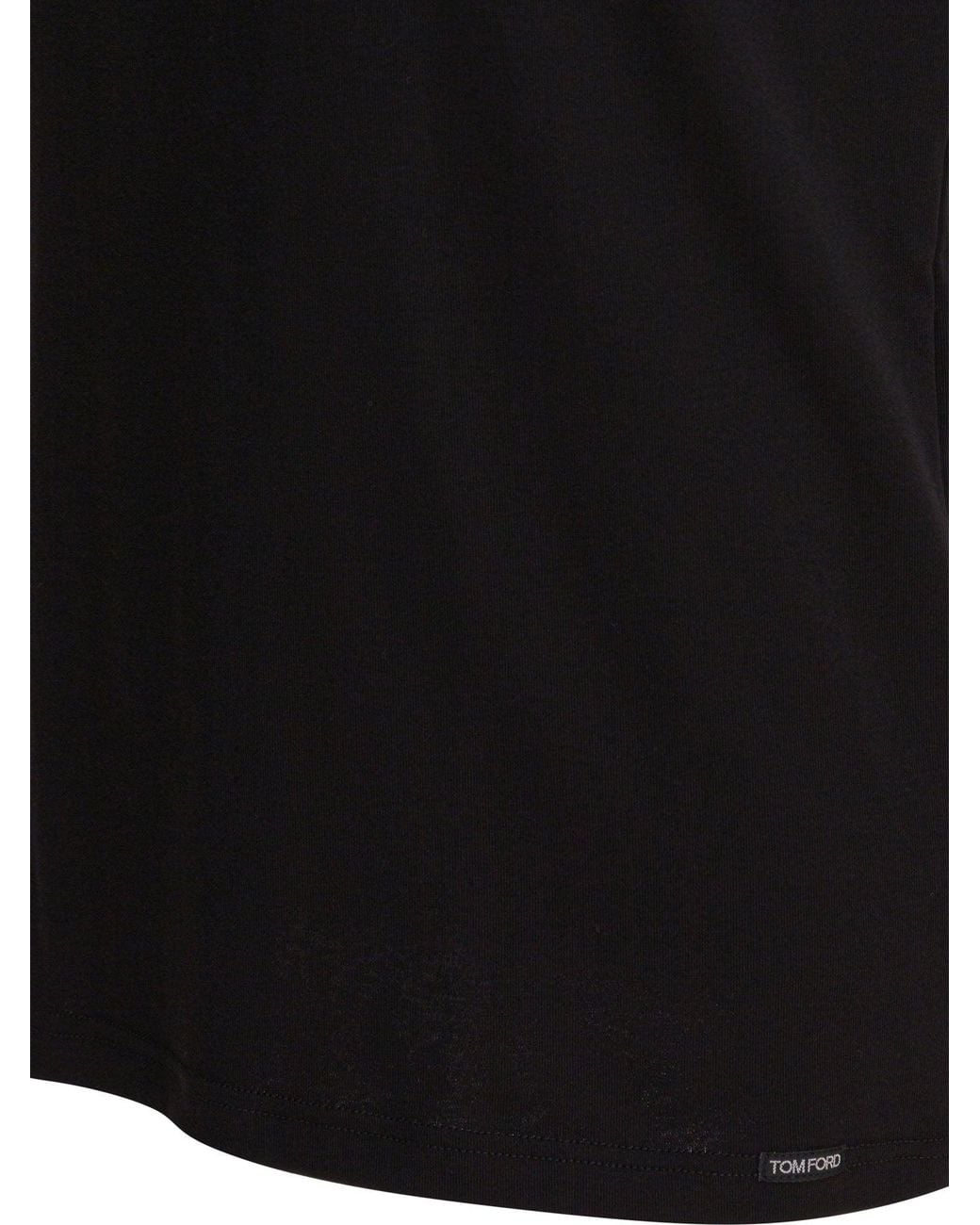 Tom Ford Black T-Shirt Crew for men