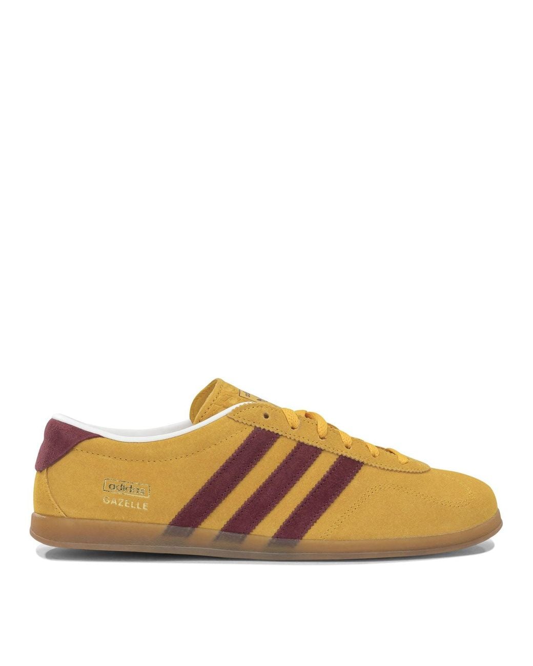 Adidas Originals Brown Gazelle Lo Pro Leather Rubber Sneakers