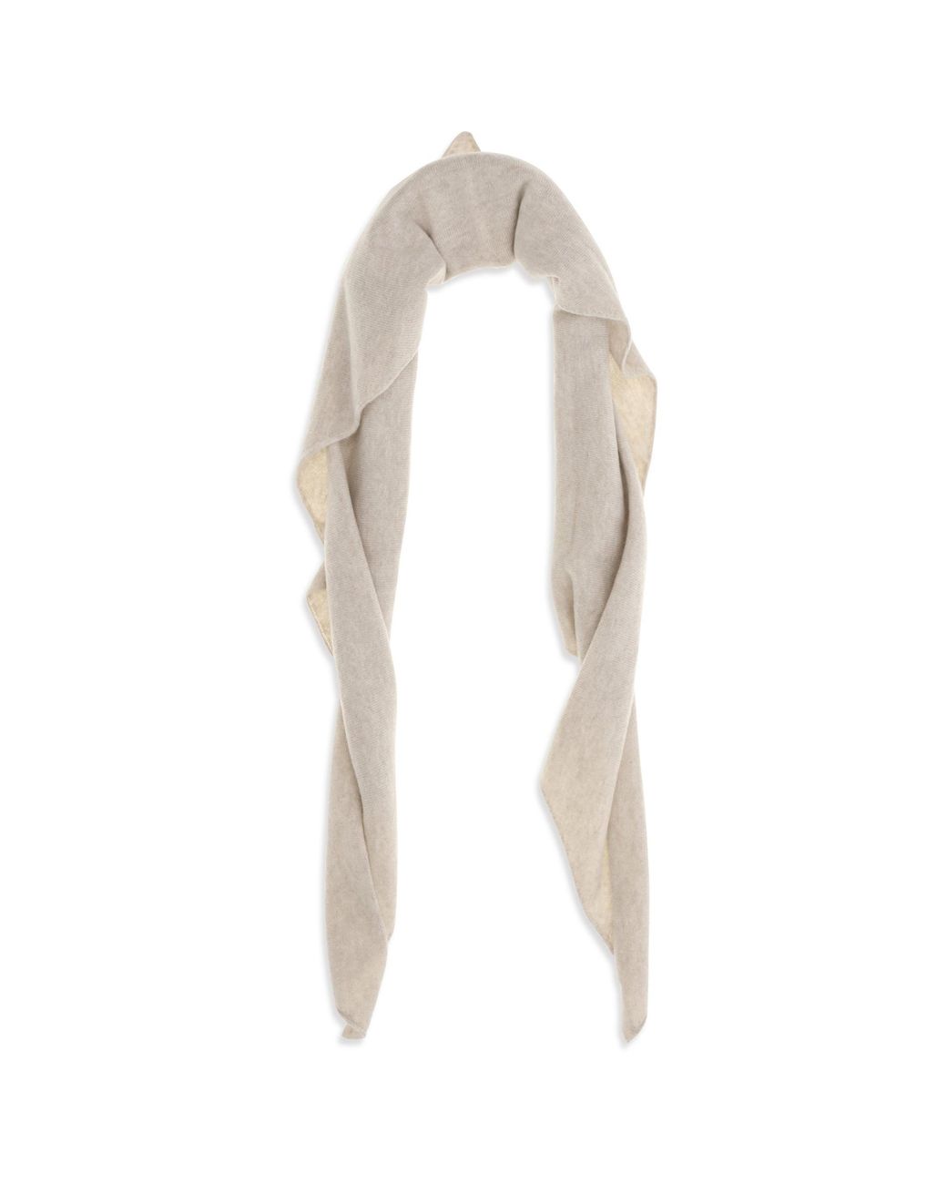 Brunello Cucinelli White Cashmere Scarf