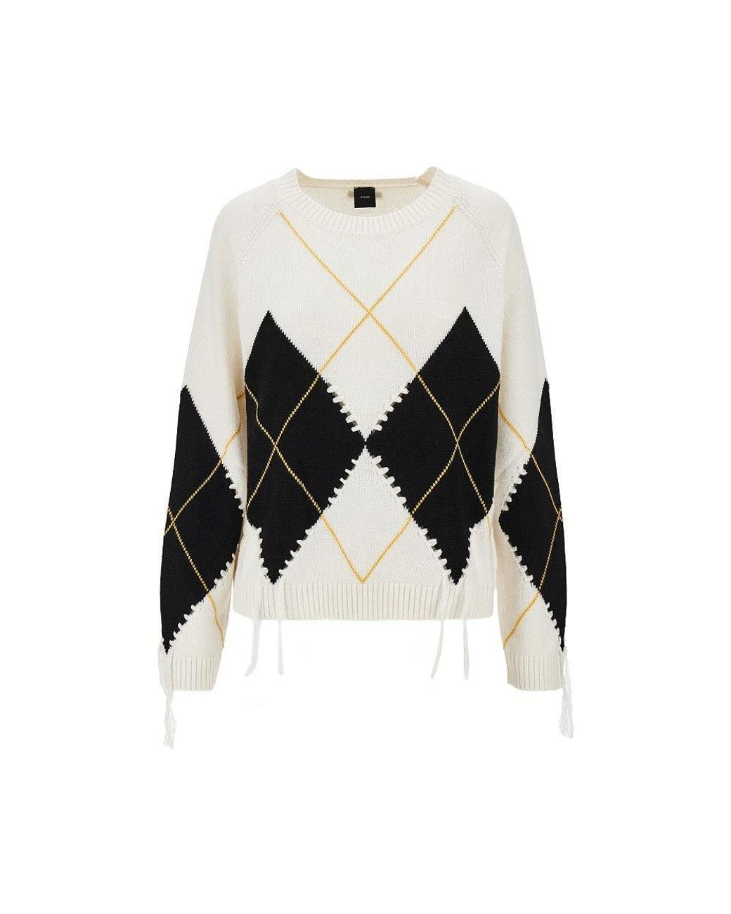 Pinko Black Wool And Cashmere Knitted Sweater