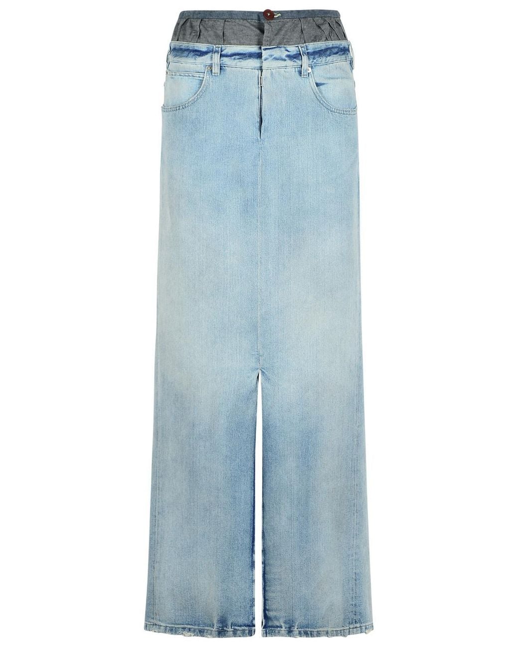 Maison Margiela Blue Denim Skirt