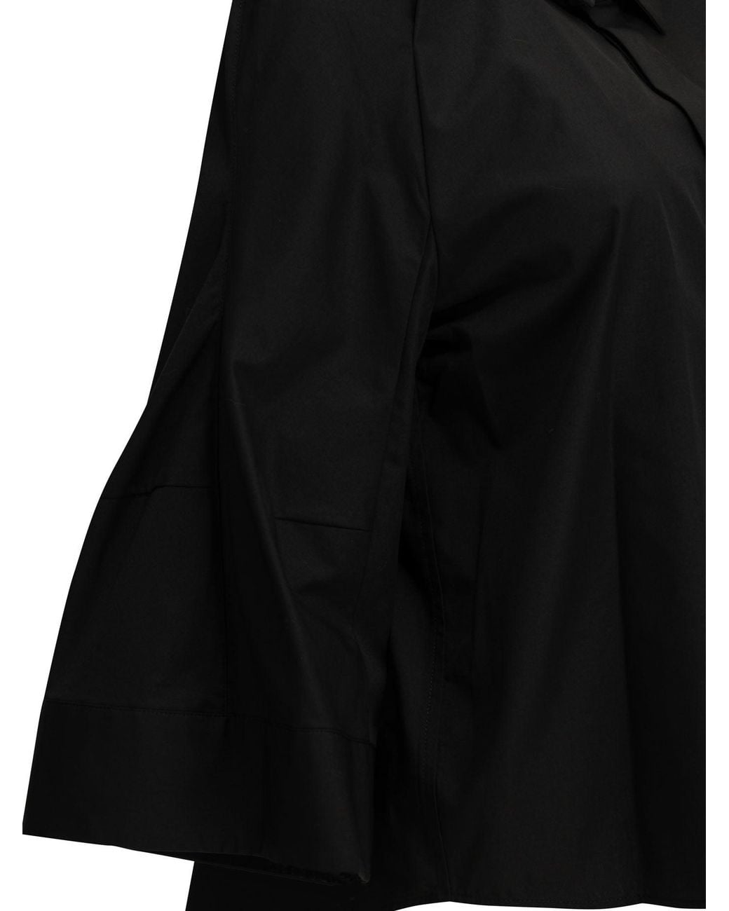 Sacai Black "Poplin" Casual Shirt