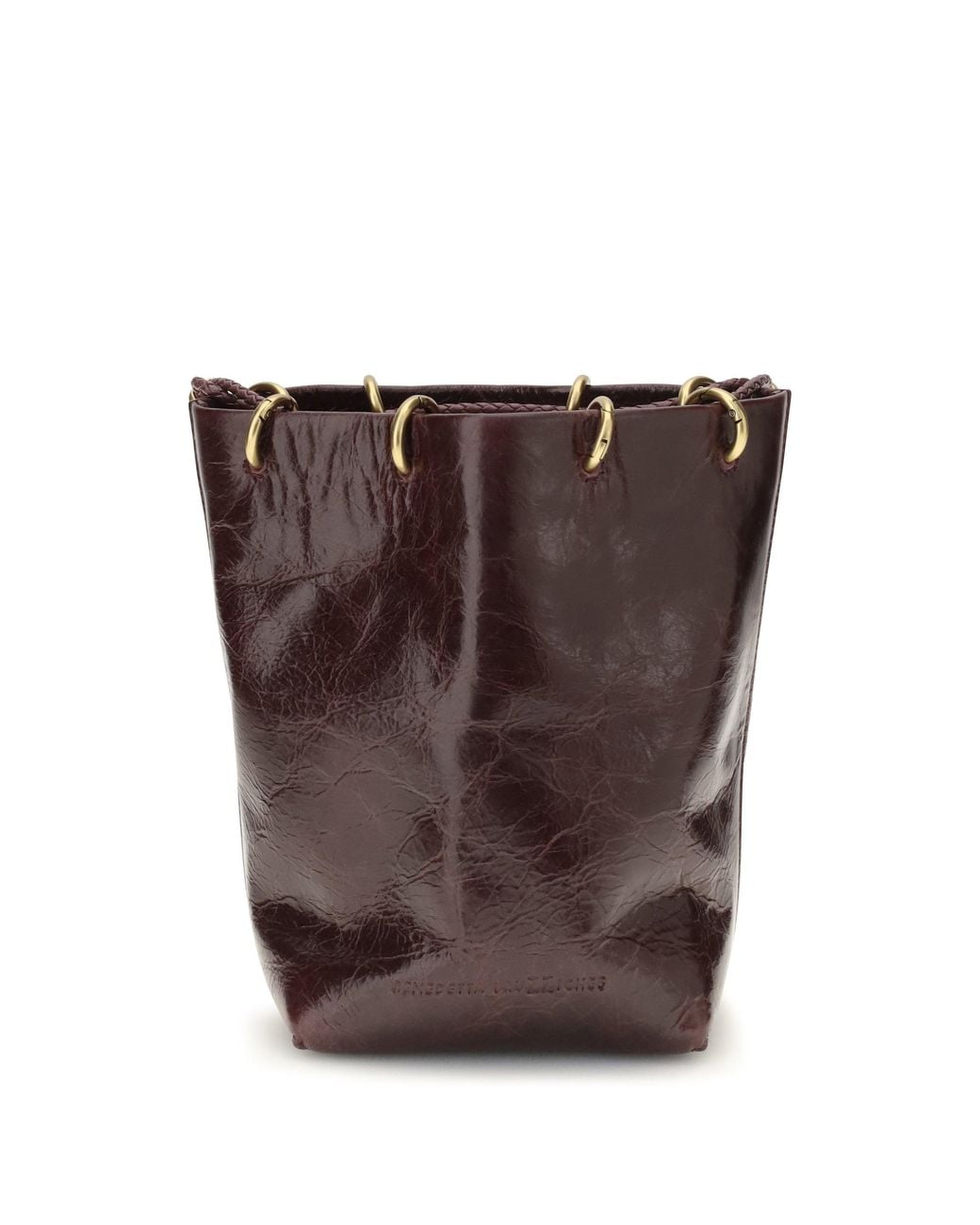 Benedetta Bruzziches Brown Doudou Petite Bucket Bag