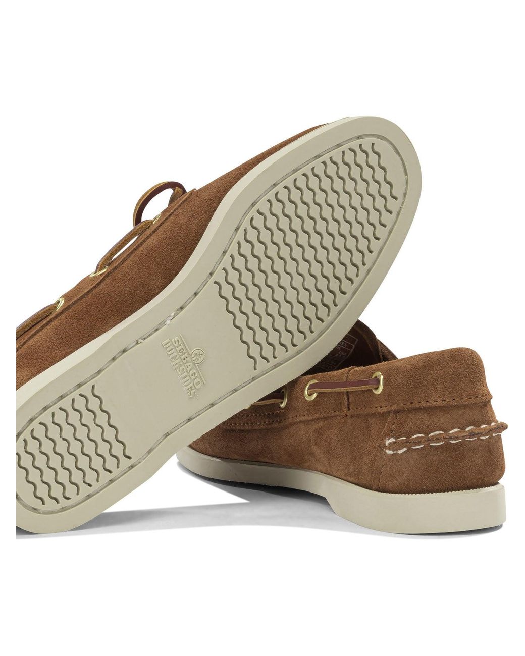 Sebago Brown "Portland Artisan Ox" Lace Up Loafers