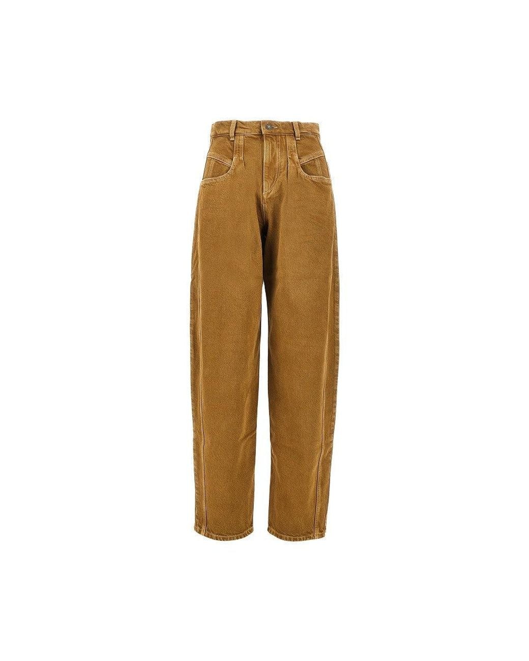 Isabel Marant Natural Lisha Denim Pants