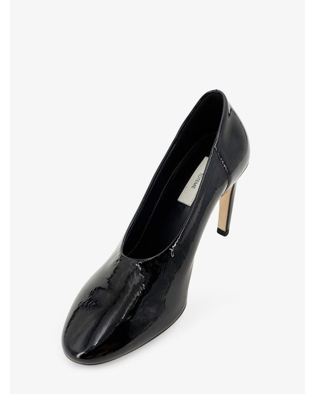 Totême  Black Patent Leather Pumps