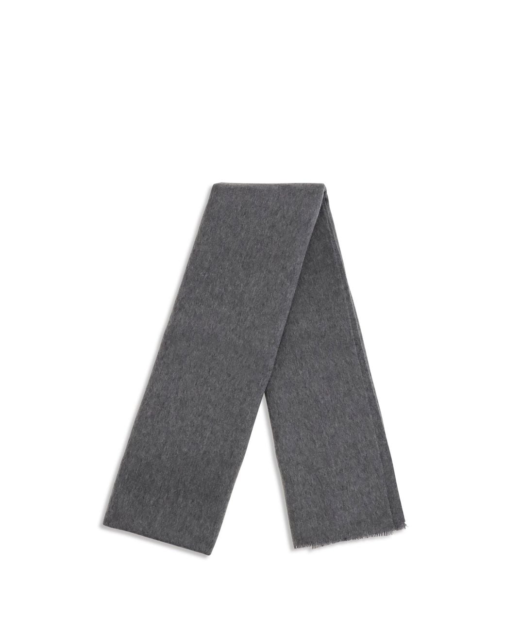 Jacquemus Gray Tailleur Wool Scarf for men