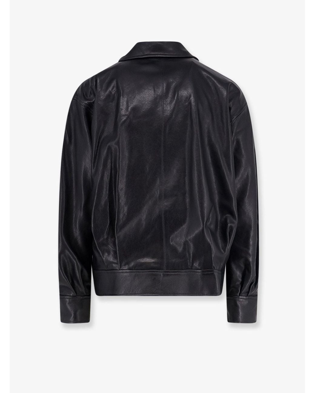 Arma Black Paulo Leather Jacket for men