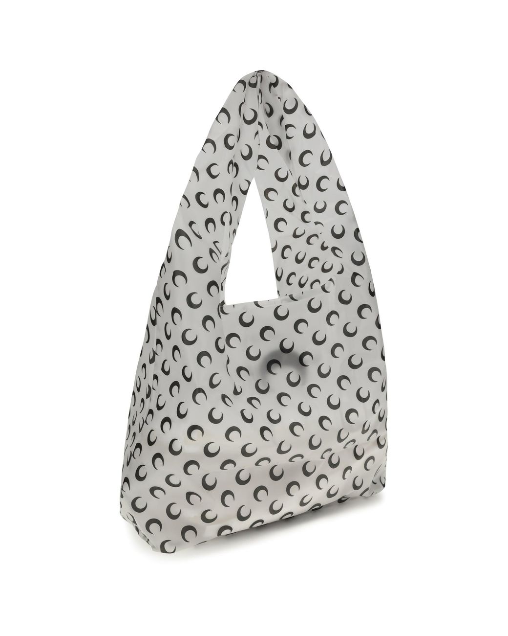 MARINE SERRE White Luna Tote Bag