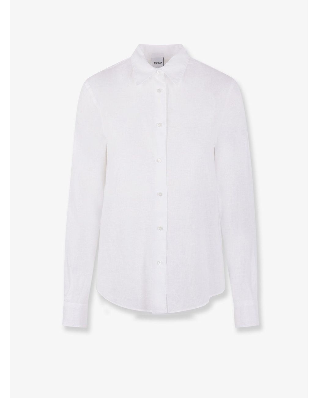Aspesi White Linen Shirt