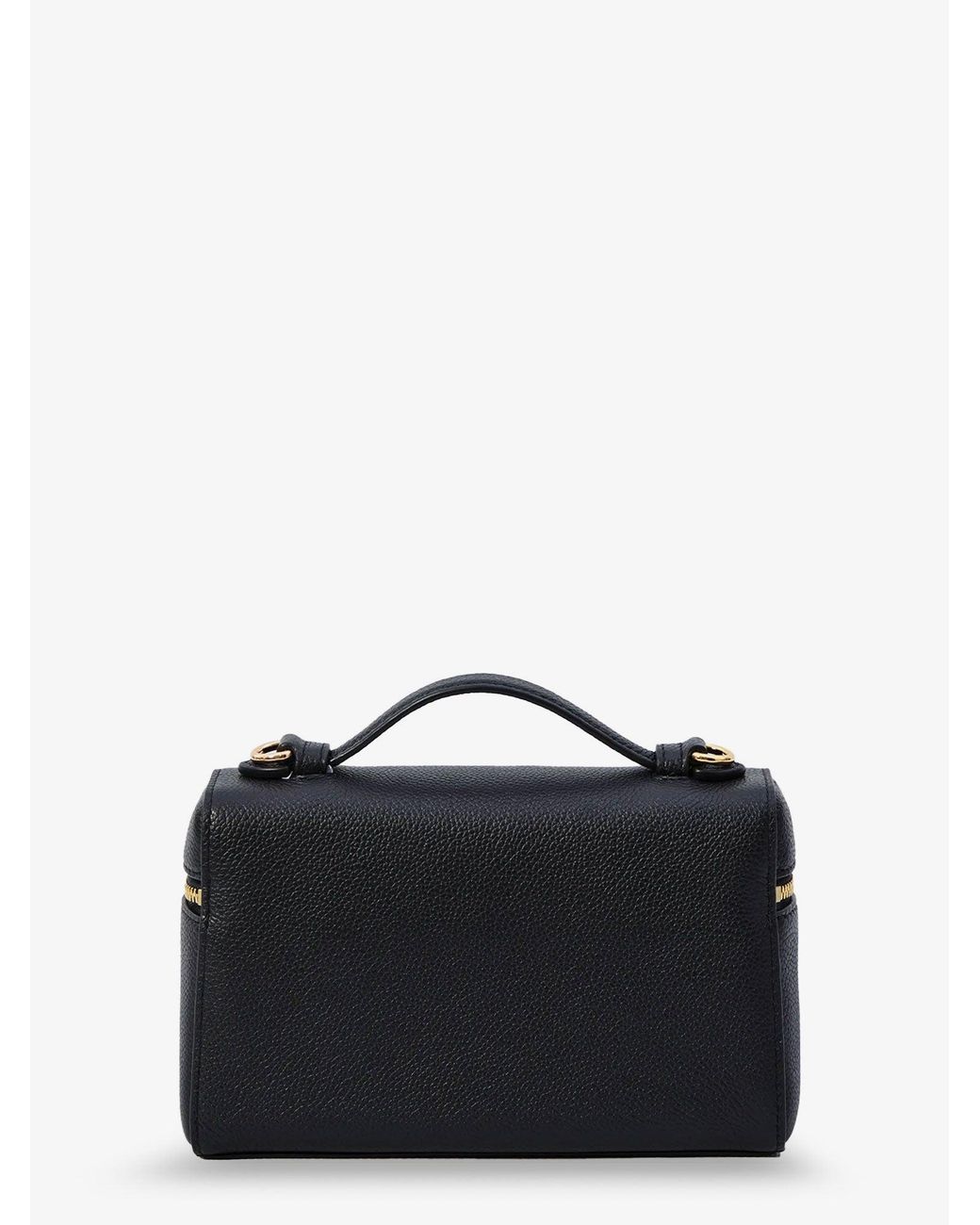 Tory Burch Black Shoulder Bag Romy Hammered Leather