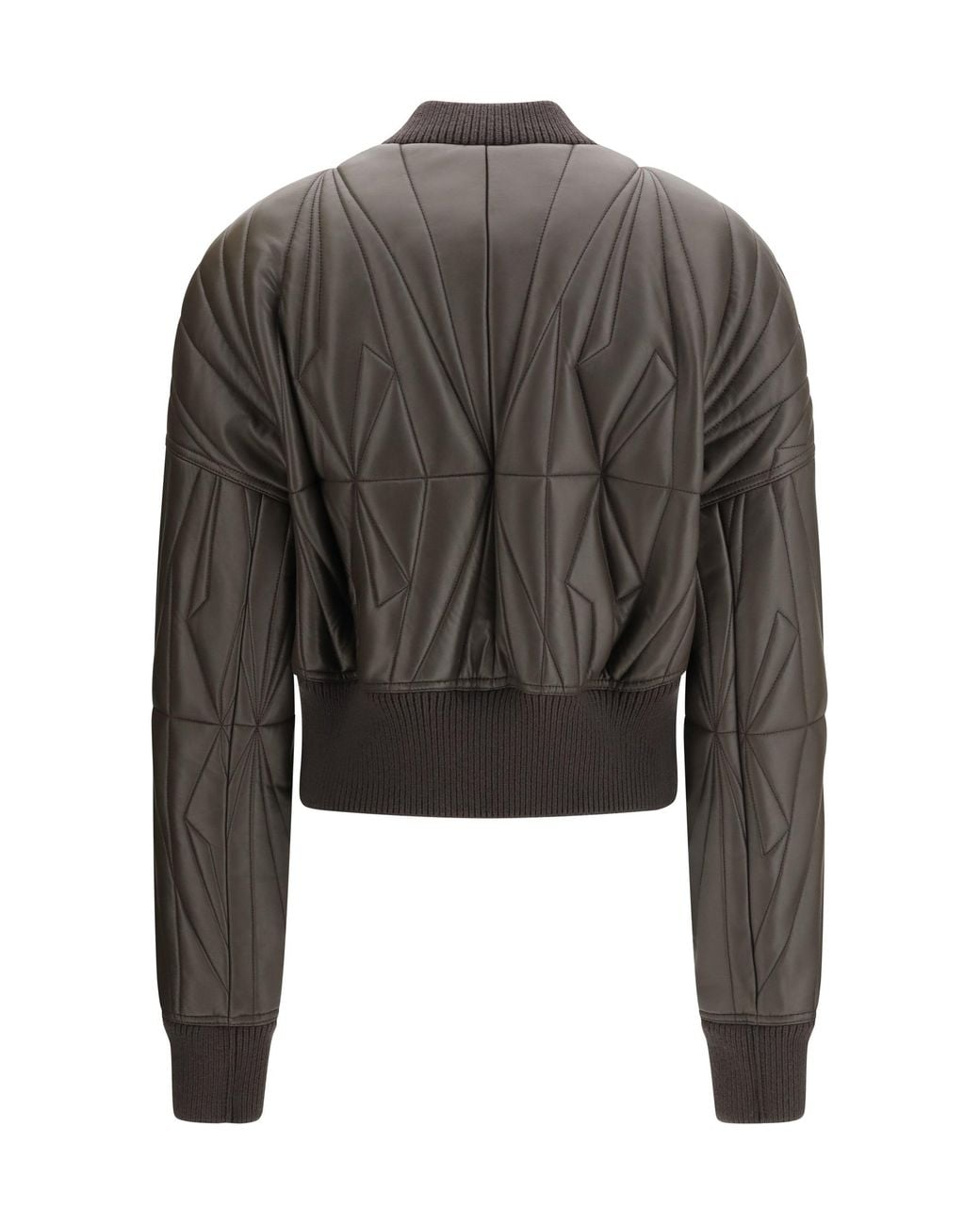 Moncler Black Rick Owens Geocamo Leather Jacket + Rick Owens