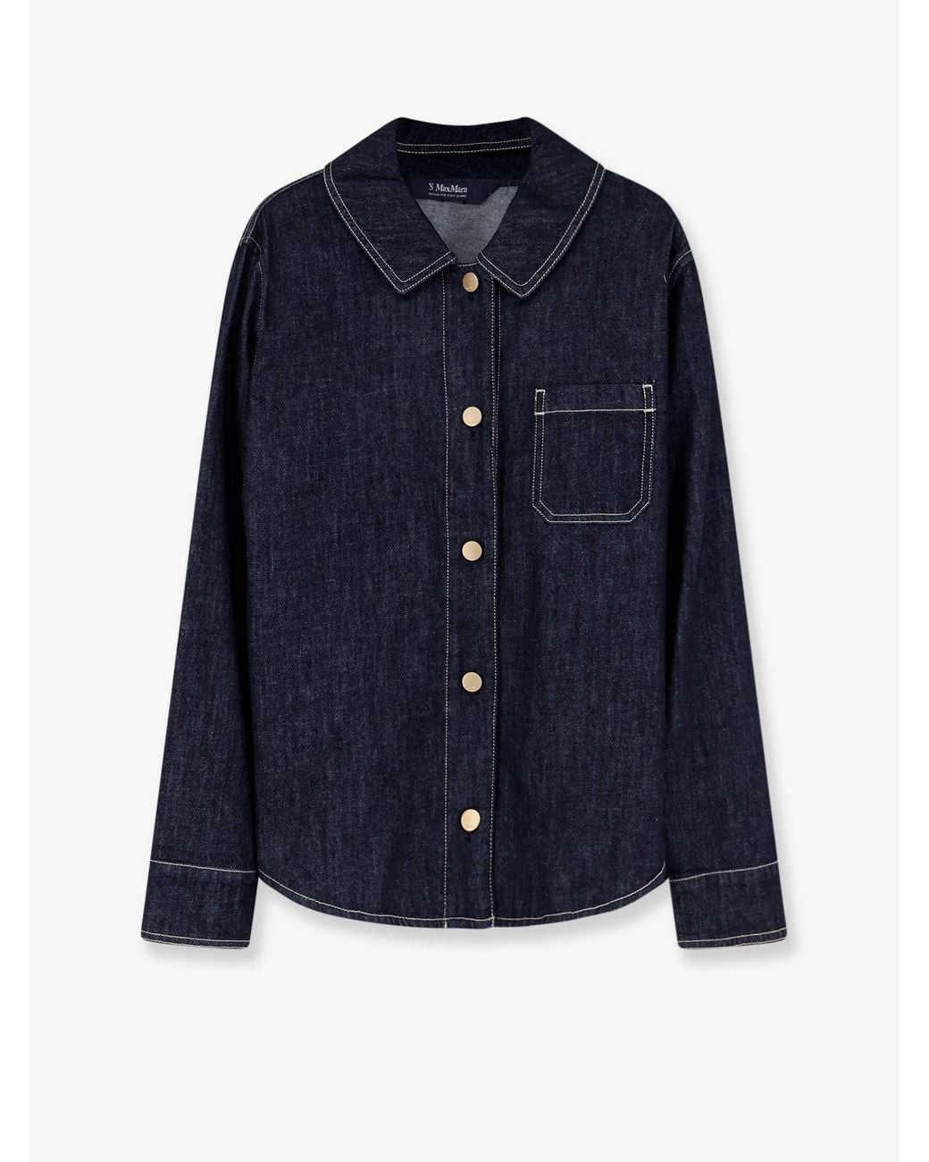 Max Mara Blue Denim Shirt
