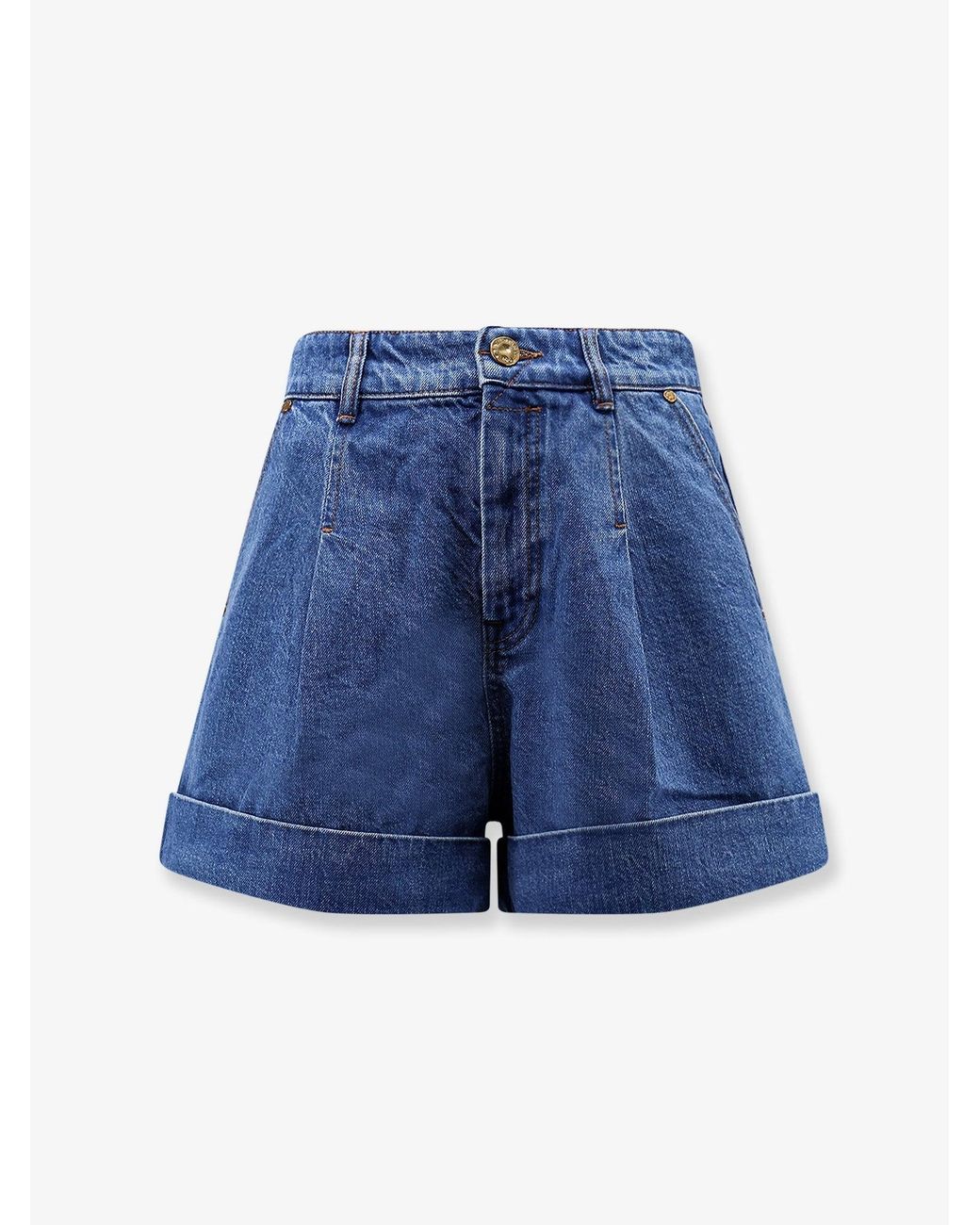 Zimmermann Blue Tailored Denim Shorts