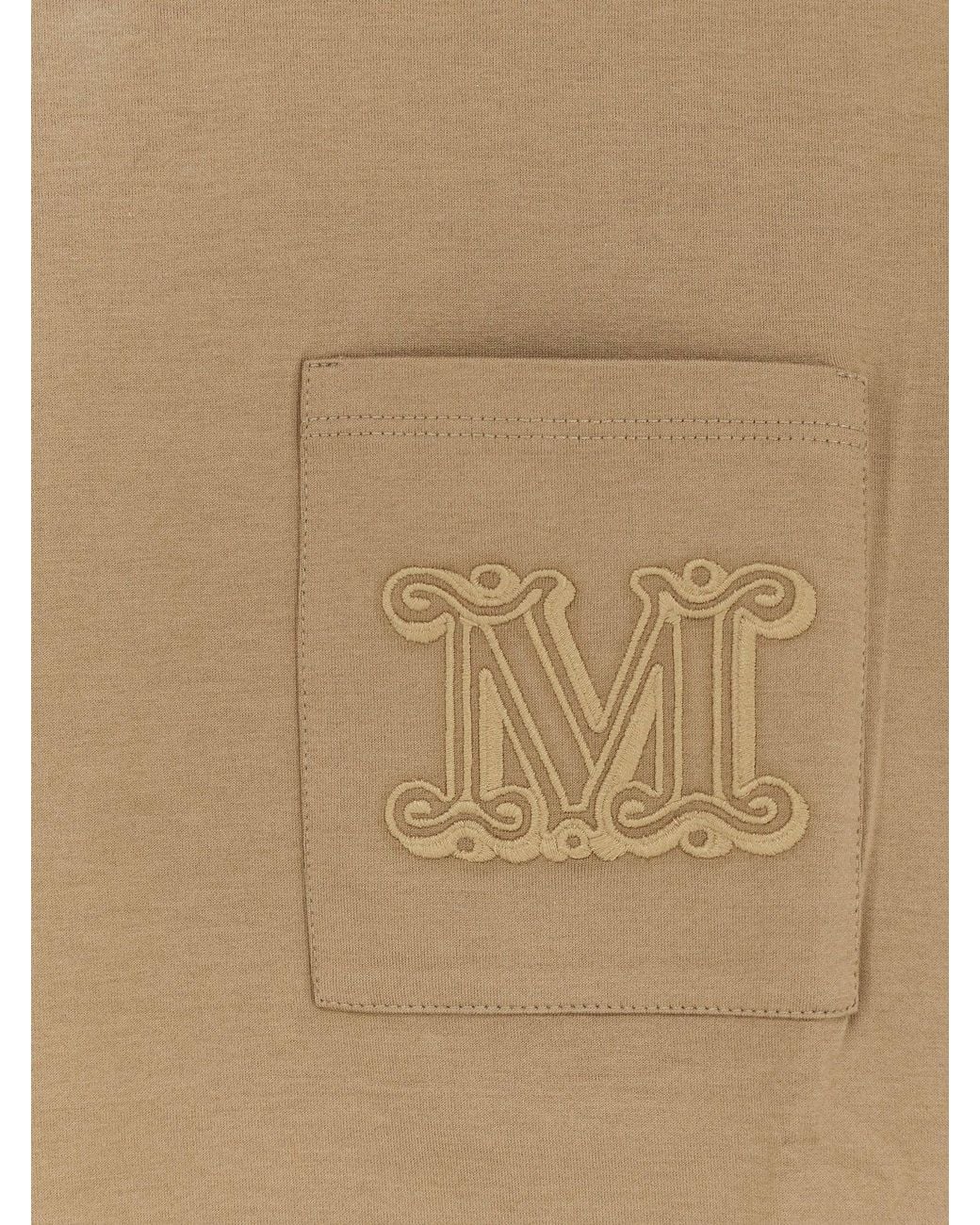 Max Mara Natural T-Shirts And Polos Cotone