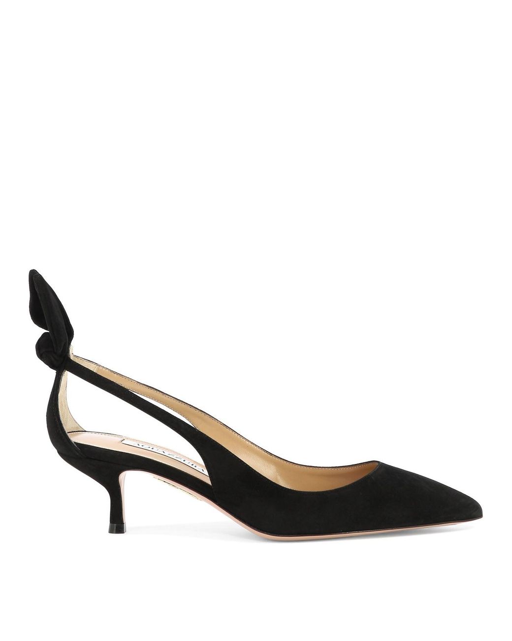 Aquazzura Black "bow Tie 50" Pumps