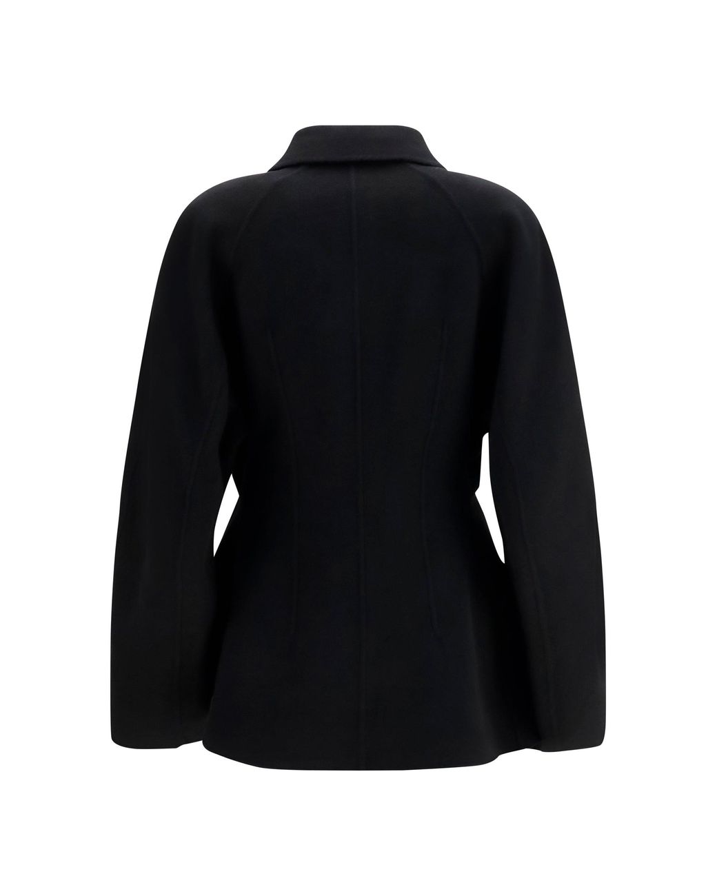 Rohe Black Jacket Sculptural Oversized-Sleeve