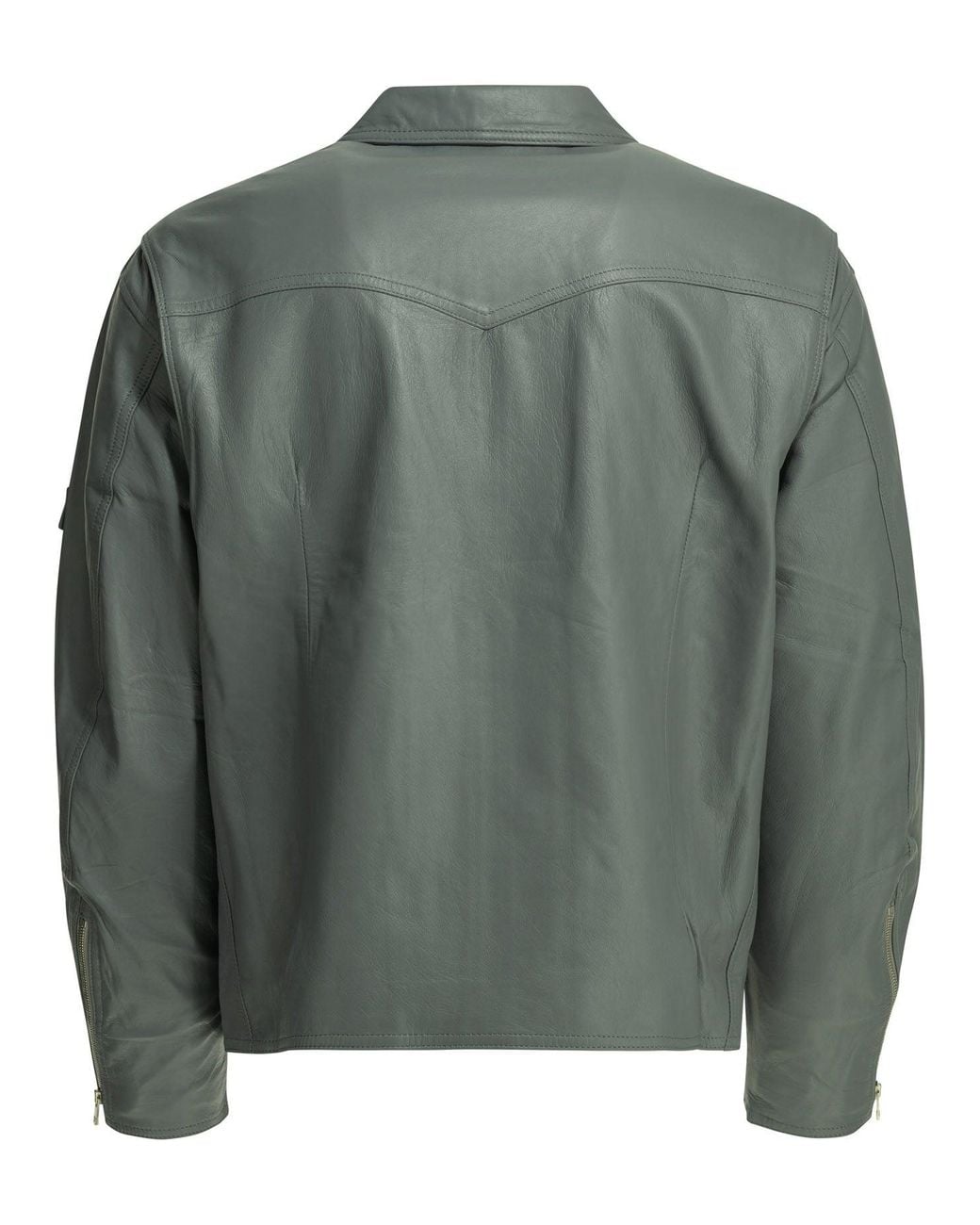 Needles Green Southern Sheep Leather Jacket