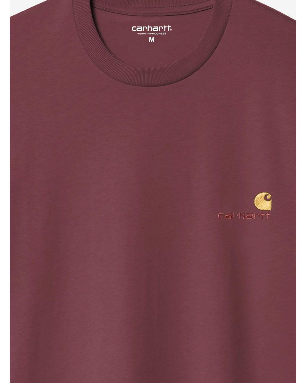 Carhartt Purple S American Script Organic Cotton T-Shirt for men