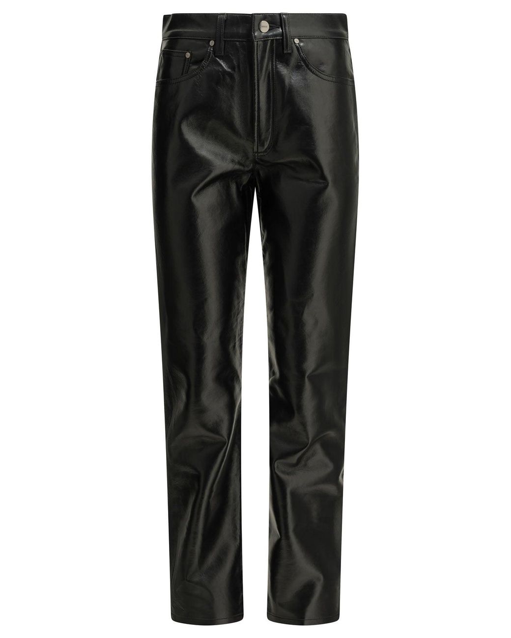 Agolde Black "Lana" Casual Pants