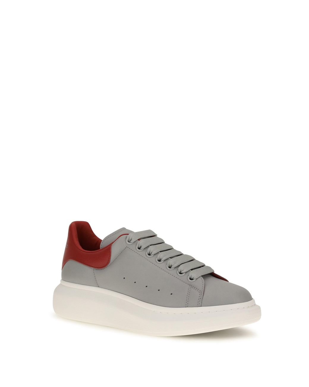 McQueen White Leather Sneakers for men