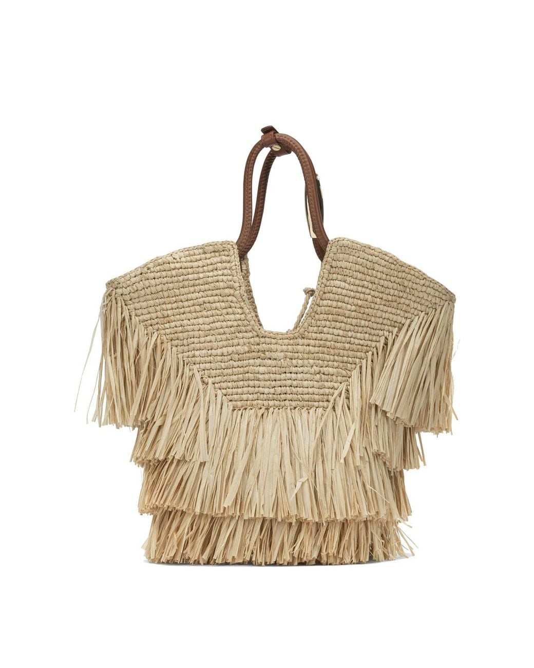 Zimmermann Natural "Goldentime" Medium Handbag