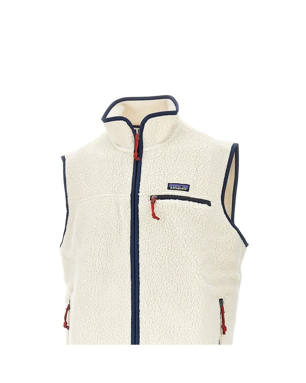 Patagonia Natural 'Retro' Fleece Vest for men