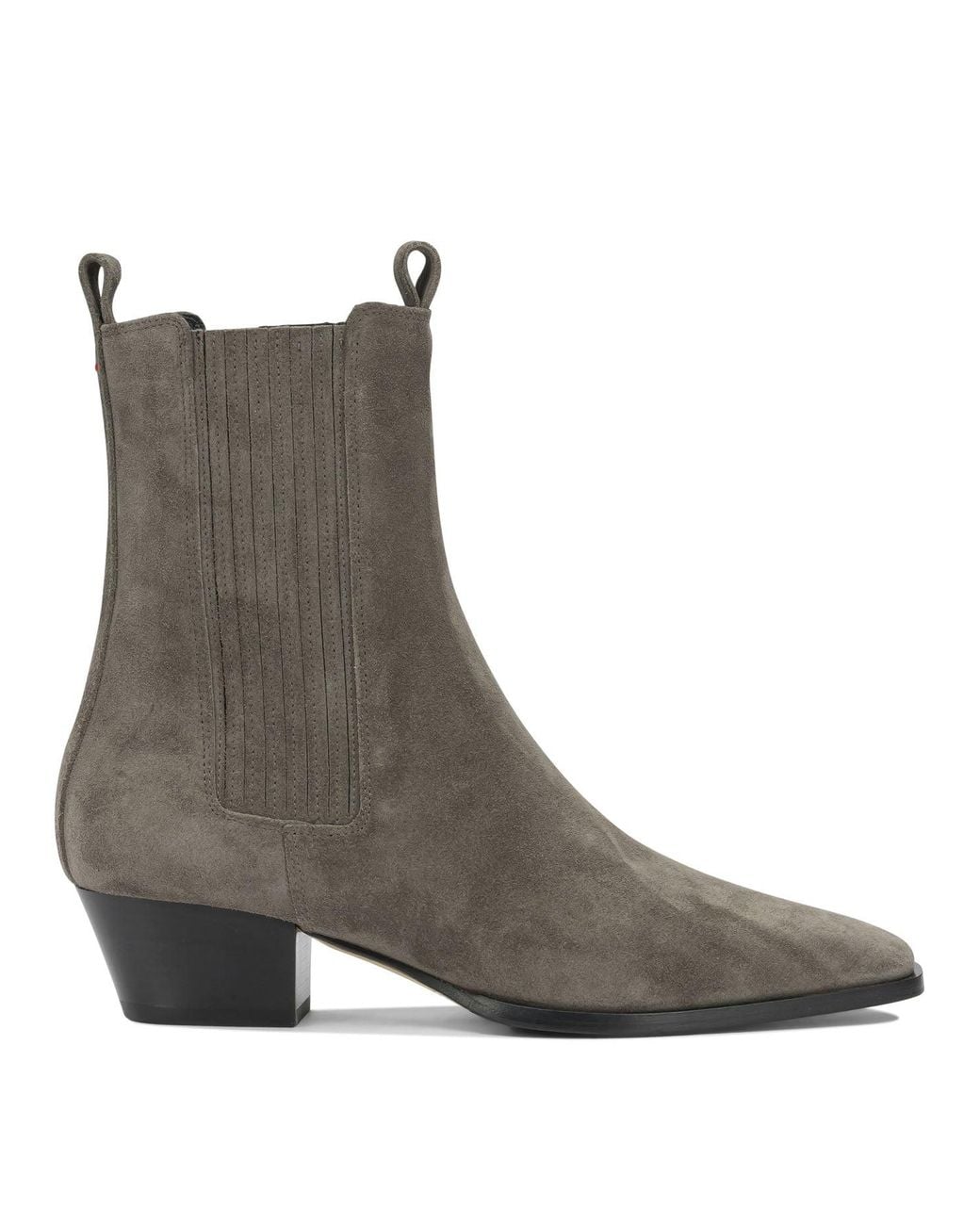 Aeyde Brown "Agata" Pull-On Ankle Boots