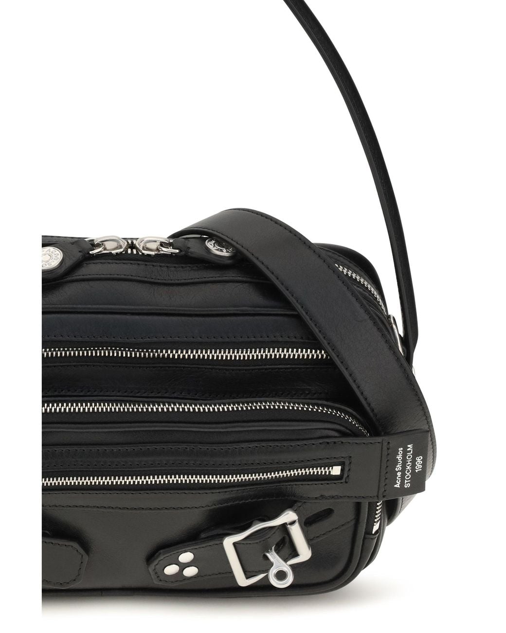Acne Black Camero Party Belts Shoulder Bag