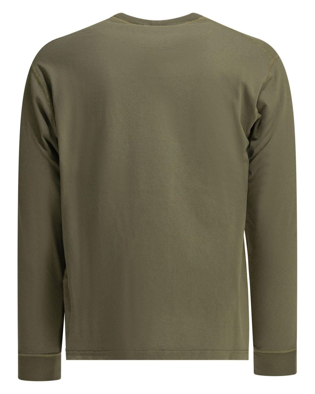 Stone Island Green Fissato Crew-Neck T-Shirt for men
