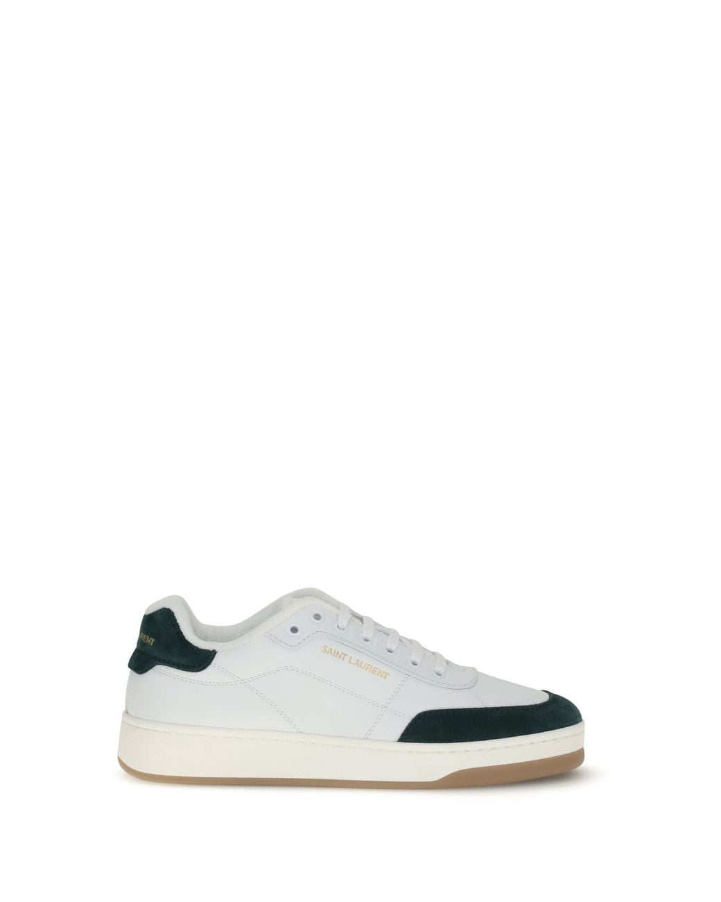 Saint Laurent White Sl61 Low Top Sneaker for men