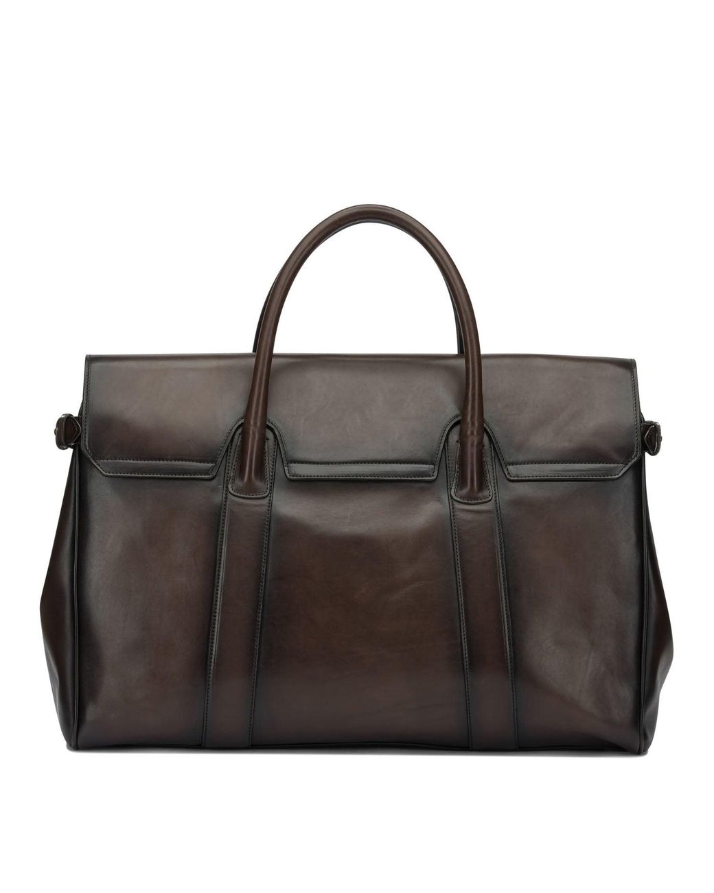 Officine Creative Black Bostonian 001 Travel Bag for men