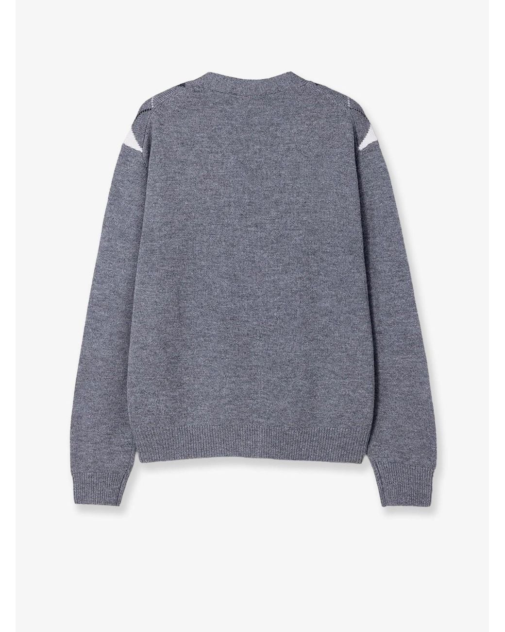 DUNST Blue Wool Cardigan for men