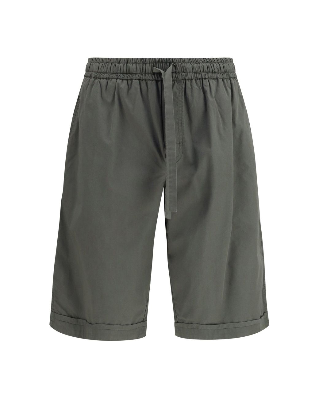 Dolce & Gabbana Gray Dolce & Gabbana Drawstring Pocket Shorts for men
