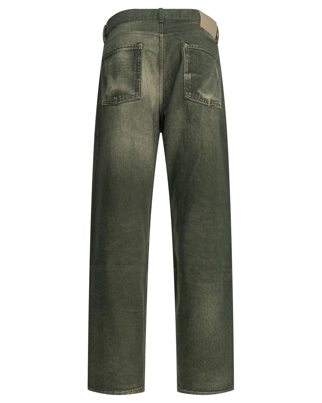 Our Legacy Green "Third Cut" Straight Leg Jeans for men