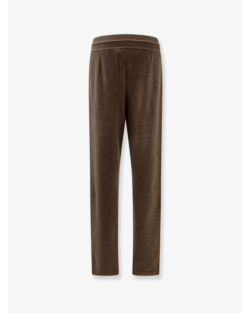 Loro Piana Brown Merano Revamp Baby Cashmere Trousers