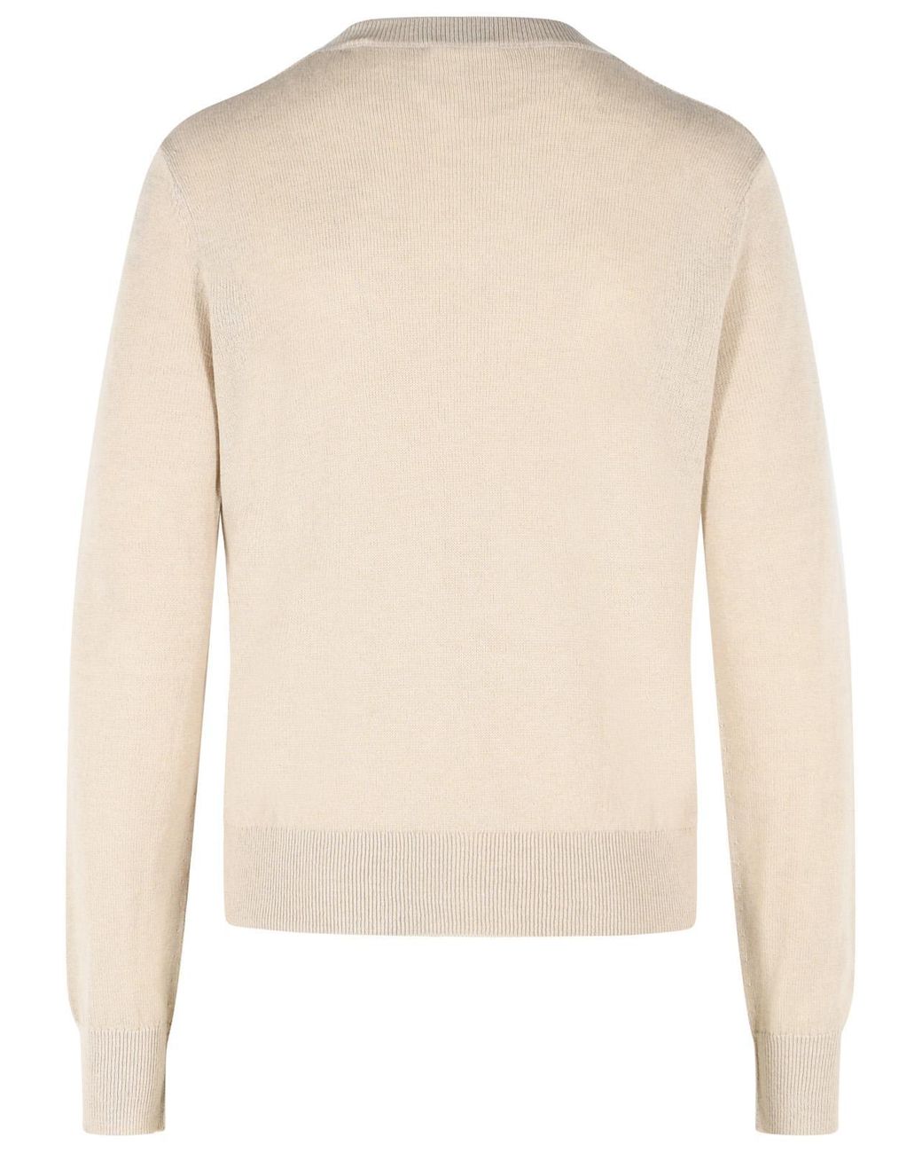 Burberry Natural 'Ravella' Wool Blend Cardigan