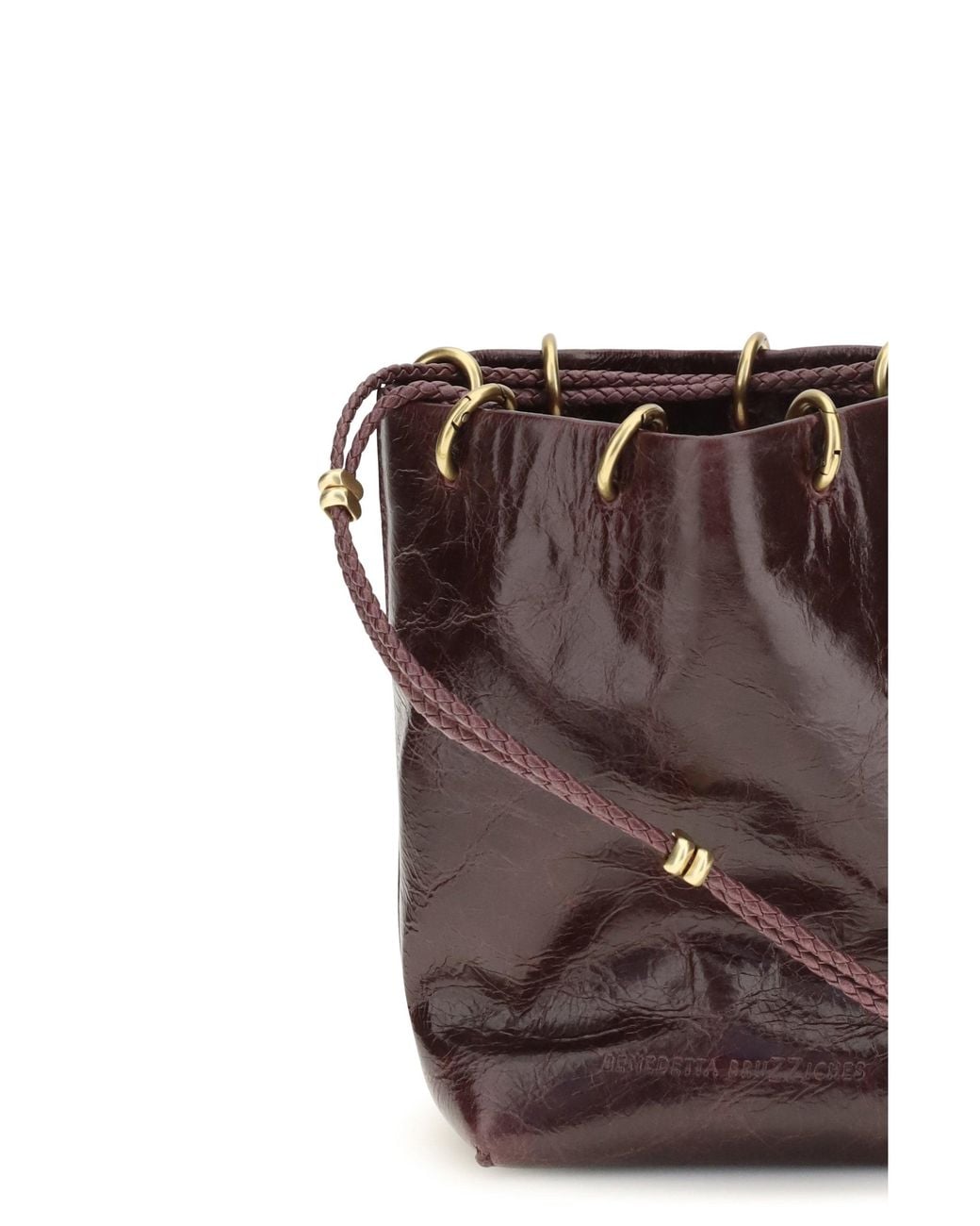 Benedetta Bruzziches Brown Doudou Petite Bucket Bag