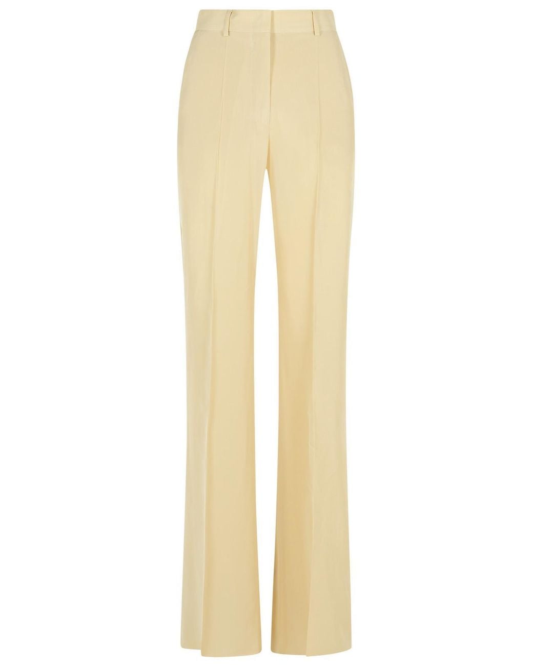 Sportmax Natural 'Orario' Ivory Viscose Trousers